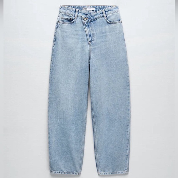 Zara Denim - ZARA HIGH-RISE BAGGY JEANS Sz 6